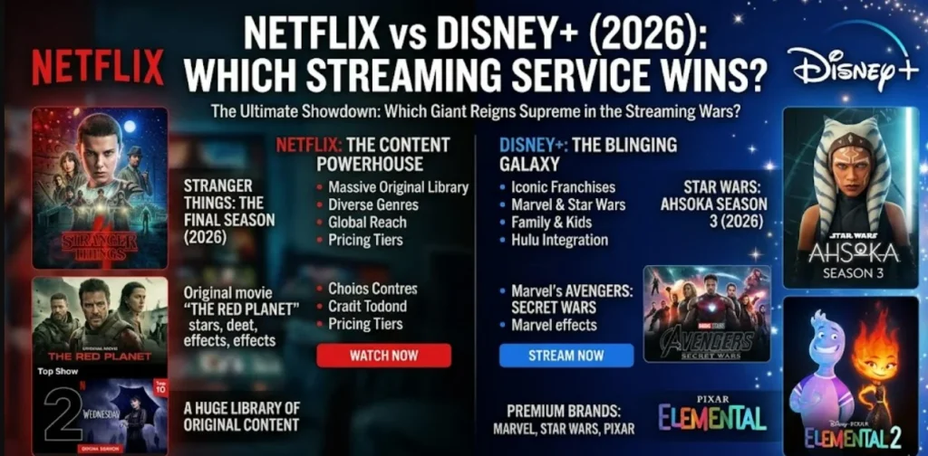 Netflix vs Disney+ (2026): Which Streaming Service Wins?