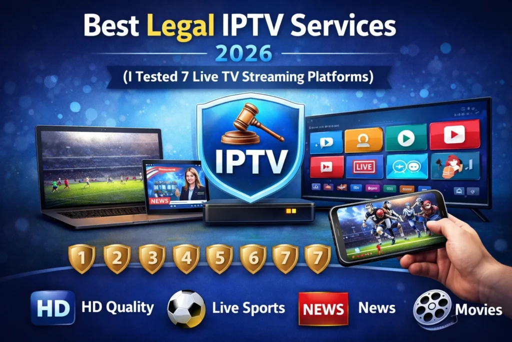 Best Legal IPTV Services 2026 (I Tested 7 Live TV Streaming Platforms)