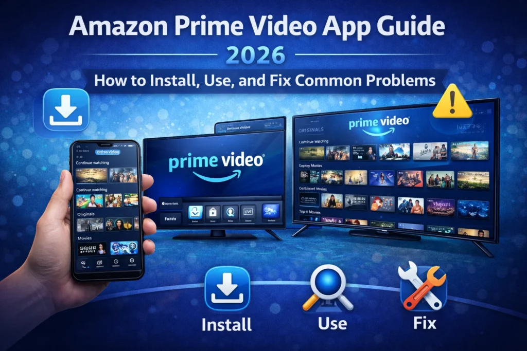Amazon Prime Video App Guide 2026: How to Install, Use, and Fix Common Problems