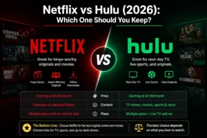 Netflix vs Hulu (2026): Which One Should You Keep?